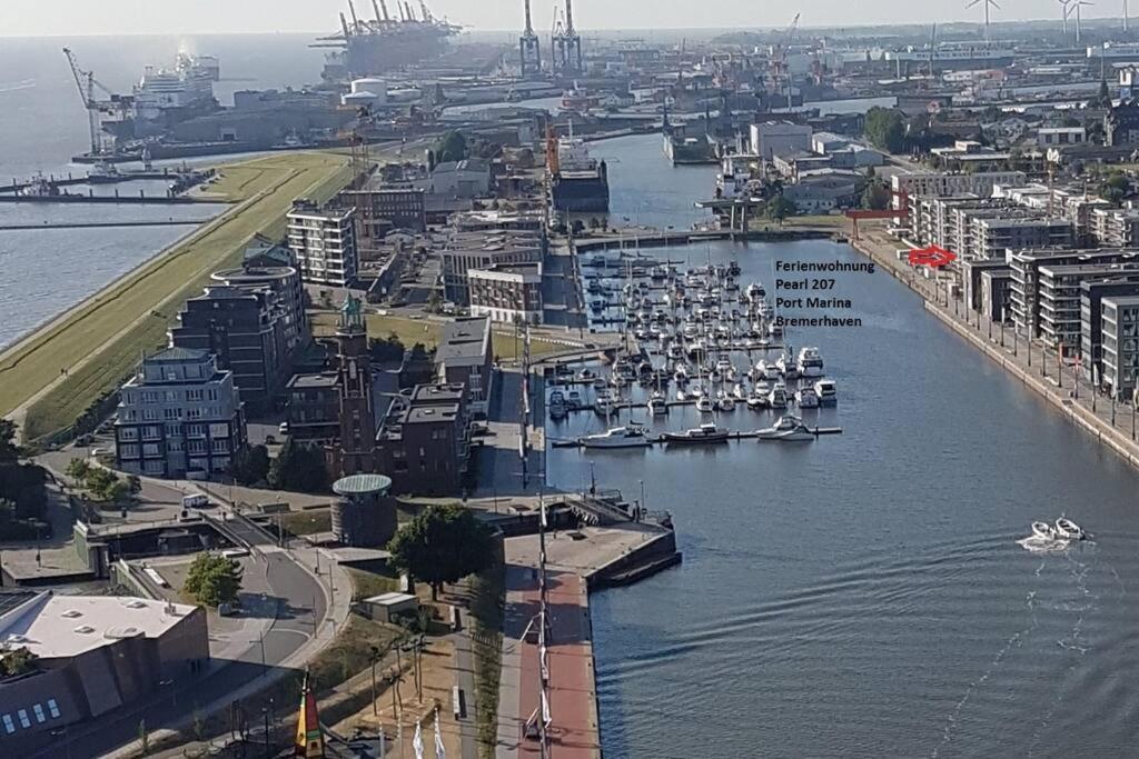 Fewo Pearl 207 Am Yachthafen Inkl. Tiefgarage Bremerhaven Dış mekan fotoğraf